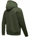Stone Harbour Jacobi Jami Herren Sweatjacke Hoodie B723 Dunkel Olive Größe S - Gr. S