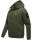 Stone Harbour Jacobi Jami Herren Sweatjacke Hoodie B723 Dunkel Olive Größe S - Gr. S