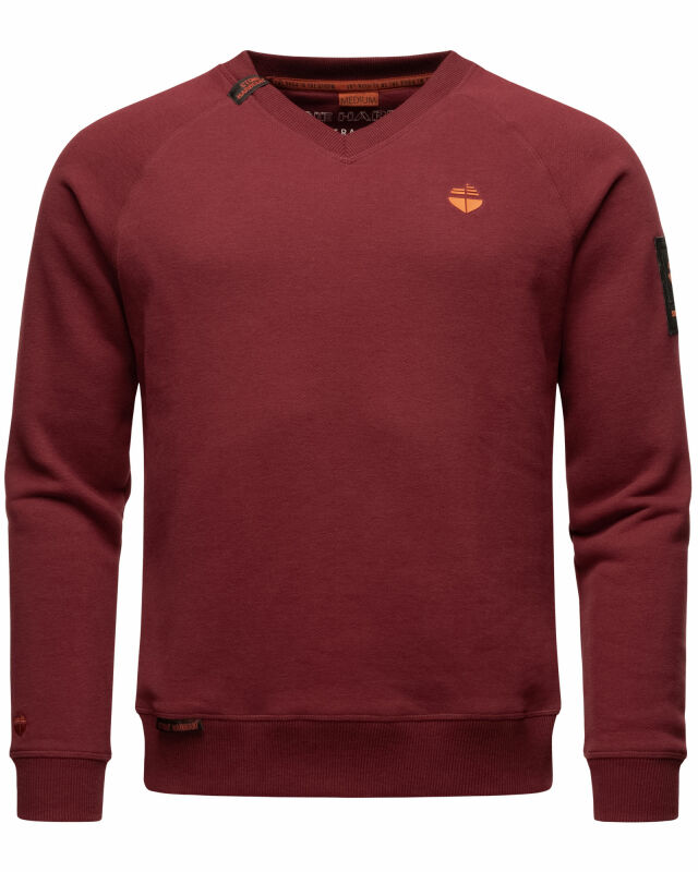Stone Harbour Craig EL Pullover Strick Pulli Sweater Hoodie B725 Bordeaux Größe S - Gr. S