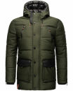 Stone Harbour Mitjaa Herren Winter Jacke Parka B727 Olive Größe XXL - Gr. 2XL