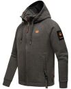 Stone Harbour Finn Luca Pullover Sweatjacke Hoodie B729 Dunkelgrau Melange Größe S - Gr. S