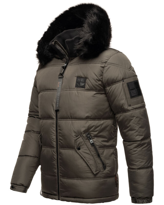 Stone Harbour Zarlaan Herren Winterjacke Parka B730 Anthrazit Größe XXL - Gr. 2XL