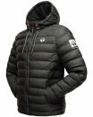 Stone Harbour Zaharoo wasserdichte Herren Regen Steppjacke B731 Schwarz Größe S - Gr. S