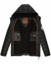 Stone Harbour Zaharoo wasserdichte Herren Regen Steppjacke B731 Schwarz Größe S - Gr. S