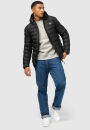 Stone Harbour Zaharoo wasserdichte Herren Regen Steppjacke B731 Schwarz Größe S - Gr. S