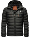 Stone Harbour Zaharoo wasserdichte Herren Regen Steppjacke B731 Schwarz Größe L - Gr. L