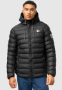 Stone Harbour Zaharoo wasserdichte Herren Regen Steppjacke B731 Schwarz Größe XXXL - Gr. 3XL