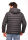 Stone Harbour Zaharoo wasserdichte Herren Regen Steppjacke B731 Anthrazit Größe S - Gr. S
