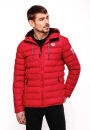 Stone Harbour Zaharoo wasserdichte Herren Regen Steppjacke B731 Chili Rot Größe XL - Gr. XL