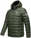 Stone Harbour Zaharoo wasserdichte Herren Regen Steppjacke B731 Olive Größe S - Gr. S