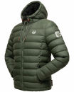Stone Harbour Zaharoo wasserdichte Herren Regen Steppjacke B731 Olive Größe S - Gr. S