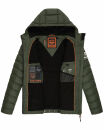 Stone Harbour Zaharoo wasserdichte Herren Regen Steppjacke B731 Olive Größe S - Gr. S