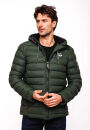 Stone Harbour Zaharoo wasserdichte Herren Regen Steppjacke B731 Olive Größe S - Gr. S