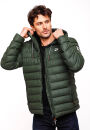 Stone Harbour Zaharoo wasserdichte Herren Regen Steppjacke B731 Olive Größe S - Gr. S