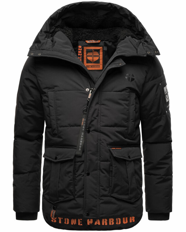 Stone Harbour Admaroo warme Winterjacke B733 Schwarz Größe S - Gr. S