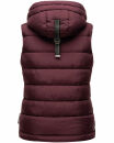 Marikoo Taisaa Damen Stepp Weste Übergangsjacke Weinrot Größe L - Gr. 40
