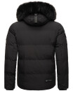 Stone Harbour Halvaar Herren Winterjacke B734 Schwarz - Kunstfell Schwarz Größe M - Gr. M