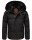 Stone Harbour Halvaar Herren Winterjacke B734 Schwarz - Kunstfell Schwarz Größe M - Gr. M