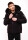 Stone Harbour Halvaar Herren Winterjacke B734 Schwarz - Kunstfell Schwarz Größe M - Gr. M