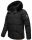 Stone Harbour Halvaar Herren Winterjacke B734 Schwarz - Kunstfell Schwarz Größe XL - Gr. XL