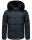 Stone Harbour Halvaar Herren Winterjacke B734 Navy - Kunstfell Schwarz Größe L - Gr. L