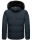 Stone Harbour Halvaar Herren Winterjacke B734 Navy - Kunstfell Schwarz Größe L - Gr. L