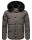 Stone Harbour Halvaar Herren Winterjacke B734 Anthrazit - Kunstfell Schwarz Größe L - Gr. L