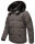 Stone Harbour Halvaar Herren Winterjacke B734 Anthrazit - Kunstfell Schwarz Größe L - Gr. L