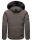 Stone Harbour Halvaar Herren Winterjacke B734 Anthrazit - Kunstfell Schwarz Größe L - Gr. L