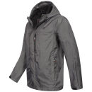 Alessandro Salvarini Herren Regenjacke AS323 Dunkelgrau Größe L - Gr. L