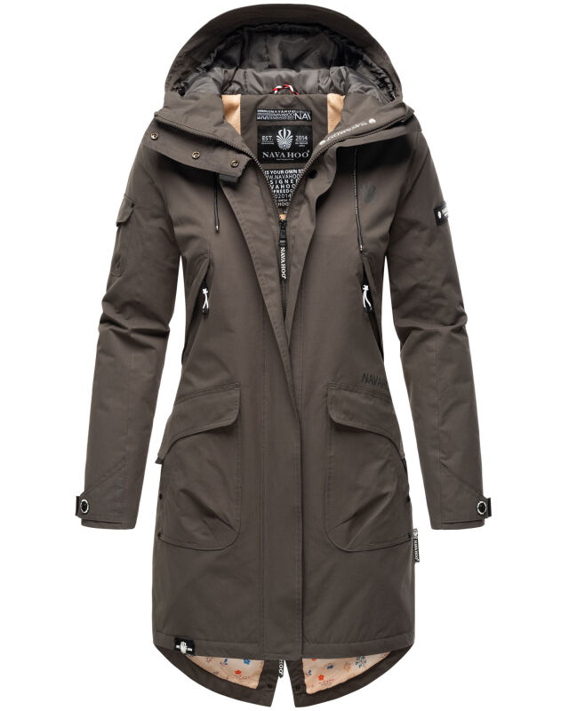 Navahoo Pfefferschote Damen Parka B920 Anthrazit Größe XXL - Gr. 44