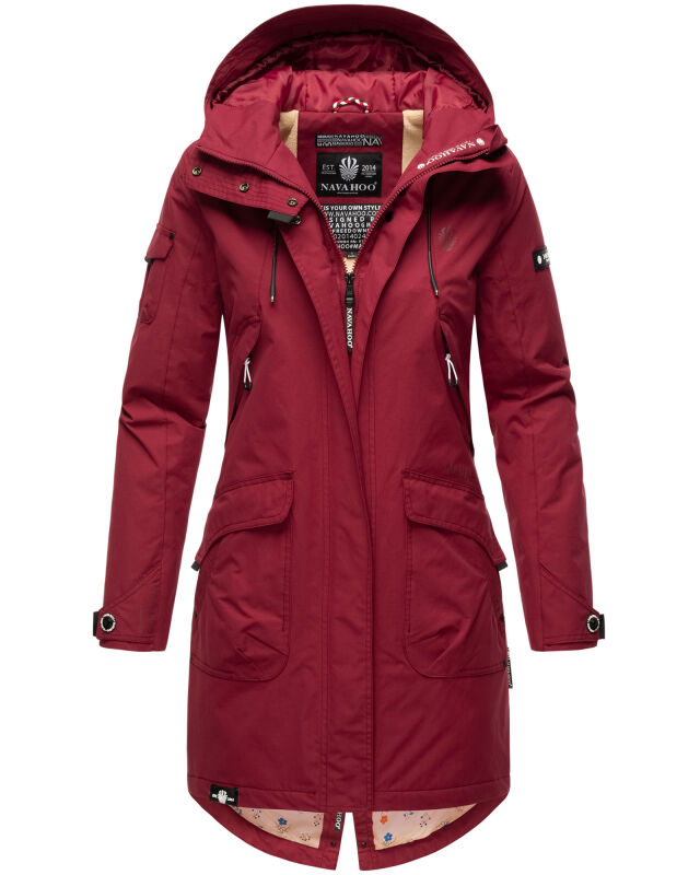 Navahoo Pfefferschote Damen Parka B920 Rot Größe XL - Gr. 42