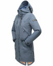 Navahoo Pfefferschote Damen Parka B920 Blau Größe S - Gr. 36