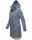 Navahoo Pfefferschote Damen Parka B920 Blau Größe S - Gr. 36