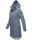 Navahoo Pfefferschote Damen Parka B920 Blau Größe 3XL - Gr. 46