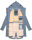 Navahoo Pfefferschote Damen Parka B920 Blau Größe 3XL - Gr. 46