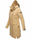 Navahoo Pfefferschote Damen Parka B920 Beige Größe S - Gr. 36
