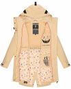 Navahoo Pfefferschote Damen Parka B920 Beige Größe M - Gr. 38