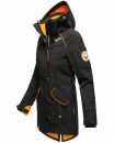 Marikoo Soulinaa Damen Softshell Jacke B921 Schwarz Größe XXL - Gr. 44