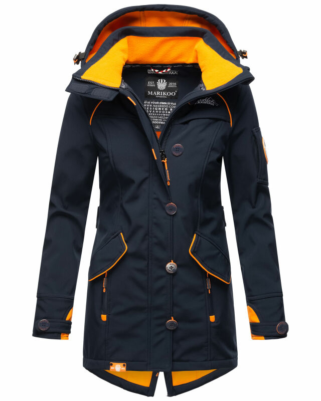 Marikoo Soulinaa Damen Softshell Jacke B921 Navy Größe XS - Gr. 34