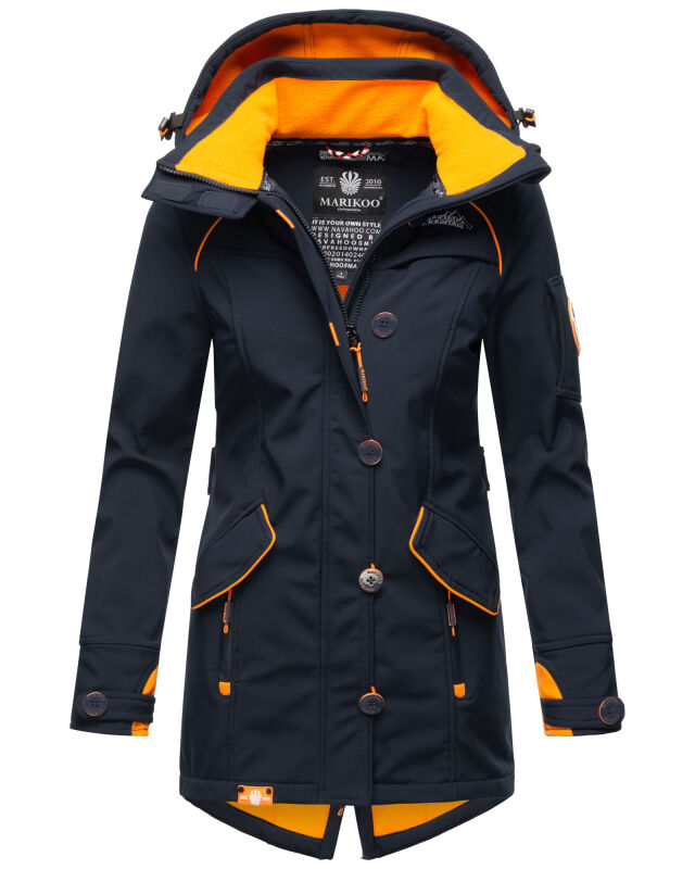 Marikoo Soulinaa Damen Softshell Jacke B921 Navy Größe XXL - Gr. 44