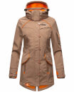 Marikoo Soulinaa Damen Softshell Jacke B921 Taupe Grau Größe M - Gr. 38