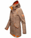 Marikoo Soulinaa Damen Softshell Jacke B921 Taupe Grau Größe M - Gr. 38
