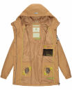 Navahoo Neophee Damen Parka B922 Camel Größe XS - Gr. 34