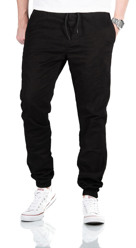 Alessandro Salvarini Herren Cargo Hose Schwarz O275 W34 L32