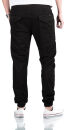 Alessandro Salvarini Herren Cargo Hose Schwarz O275 W40 L30