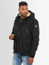 Alessandro Salvarini Herren Winterjacke Schwarz  O287