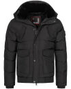 Alessandro Salvarini Herren Winterjacke O286 - Schwarz