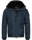 Alessandro Salvarini Herren Winterjacke O286 - Navy