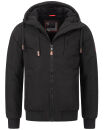 Alessandro Salvarini Herren Winter Jacke Schwarz O320